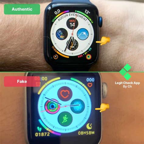 how to tell a fake apple watch series 4|is apple watch a fake.